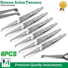 Orthodontic Reverse Action Tweezers Bracket Holding & Positioning Dental Forceps