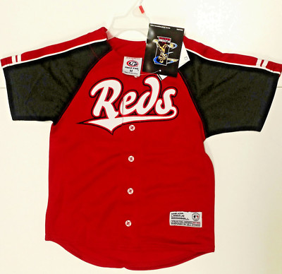 Cincinnati Reds Jersey Youth Size S, M, L--Embroidered Button-Up #44 Dunn 