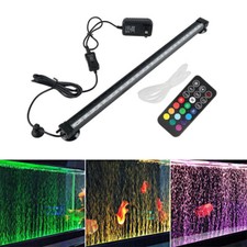49CM Aquarium Underwater LED Light Fish Tank RGB Submersible Lamp Remote