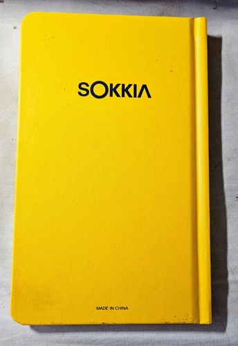 HARDCOVER Sokkia Yellow Field Book 815260 No. 8152-60 BRAND NEW - Picture 2 of 3