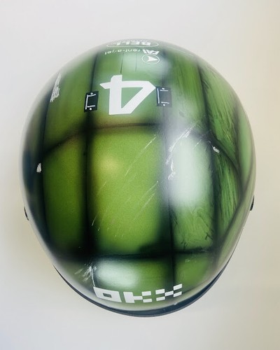 LANDO NORRIS 2022 HALO SINGARUPE GP HELMET (FULL SIZE - SCALE 1/1) BRAND NEW - Picture 9 of 10