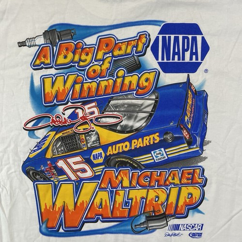 Vintage Michael Waltrip Shirt Erwachsene XL Nascar Racing Chase Authentics Sport USA - Bild 6 von 8