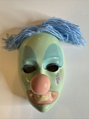 ROYAL ORLEANS STONELITE GREEN FACE WALL MASK  by PAOLA BENSI ~  #89/500