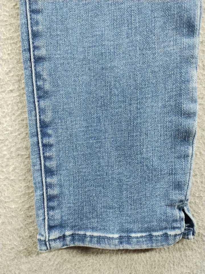 NYDJ Women's Jeans Blue Size 4P Lift Tuck Pull On Straight Stretch Low 25" Denim - Image 3 of 4