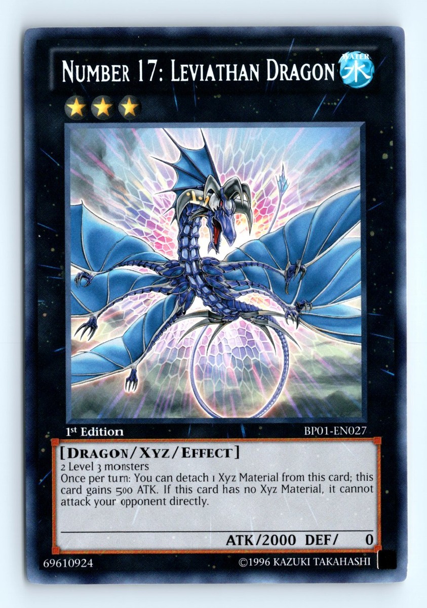 Yu-Gi-Uh Number 17: Leviathan Dragon #BP01-EN027 Battle Pack: Epic