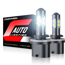 For Dodge RAM 1500 2500 3500 1994-1998 2pcs 880 LED Fog Light Bulbs White 6000K