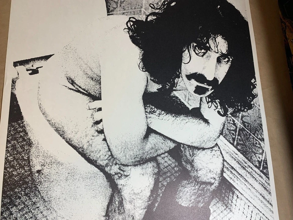 PÓSTER DE INODORO PHI ZAPPA KRAPPA VINTAGE AÑOS 70 FRANK ZAPPA #1 HEADSHOP - ¡BONITO! Foto 3 de 4