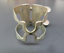 Silver Plate Harrison H Ligature for Bb Clarinet - Vintage