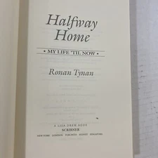 Halfway Home by Ronan Tynan Signed Inscribed Hard Cover