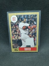 2022 Topps Series 1 David Ortiz 1987 Jersey Relic 87R-DO Boston Red Sox HOF SP