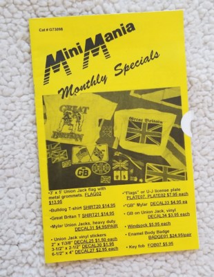 Mini Mania Car Parts Catalogs Two from 1998 | eBay