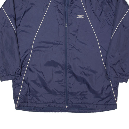 UMBRO Insulated Sports Coat Blue Mens L - Picture 5 of 6