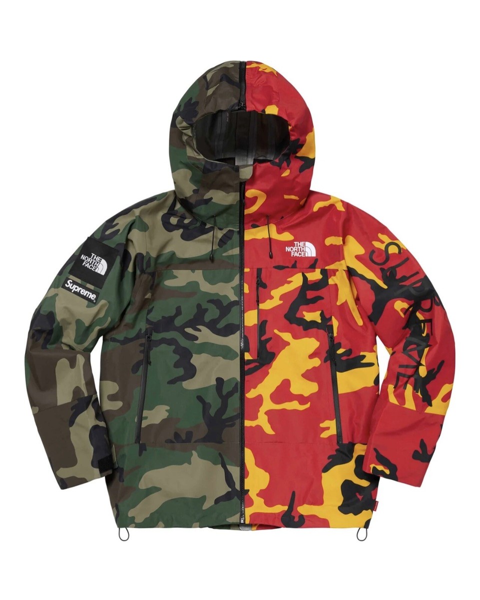 Supreme The North face Split Shell Jacket Woodland Camo Size  