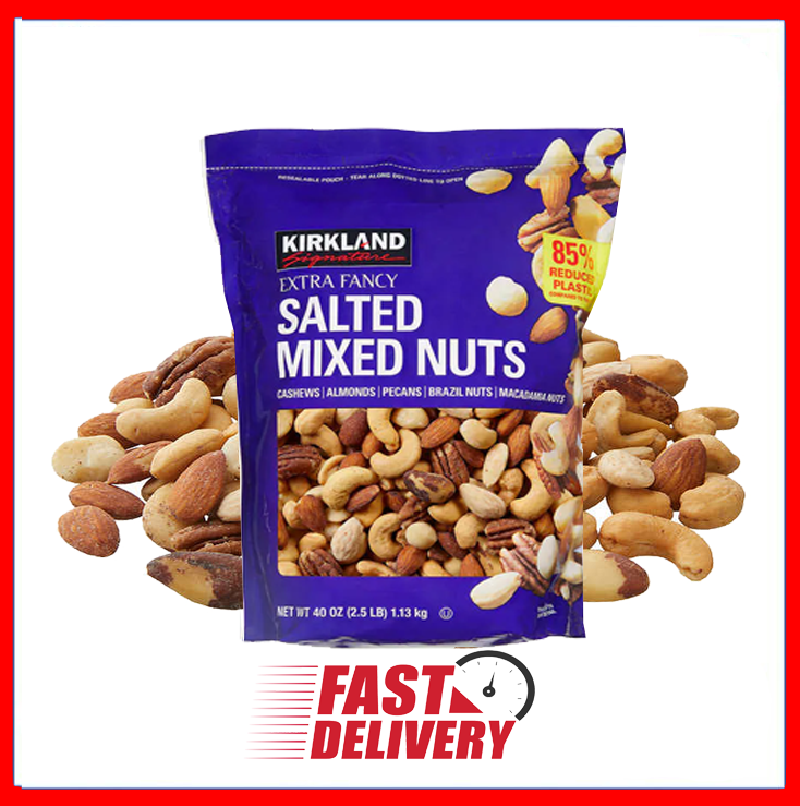 Kirkland Signature Salted Extra Fancy Mixed Nuts Premium 2.5 lb | eBay