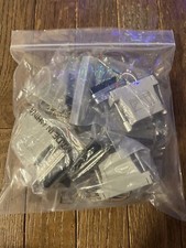 Lot of 9 DB25 25 Pin RS232 Male Connectors