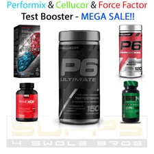 Cellucor P6 Ultimate Ergogenic Testosterone Performix Super Male T - Test Boost