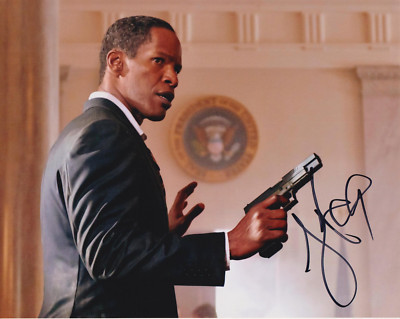 JAMIE FOXX Original Autogramm signiertes 20x25 Großfoto Top Portrait