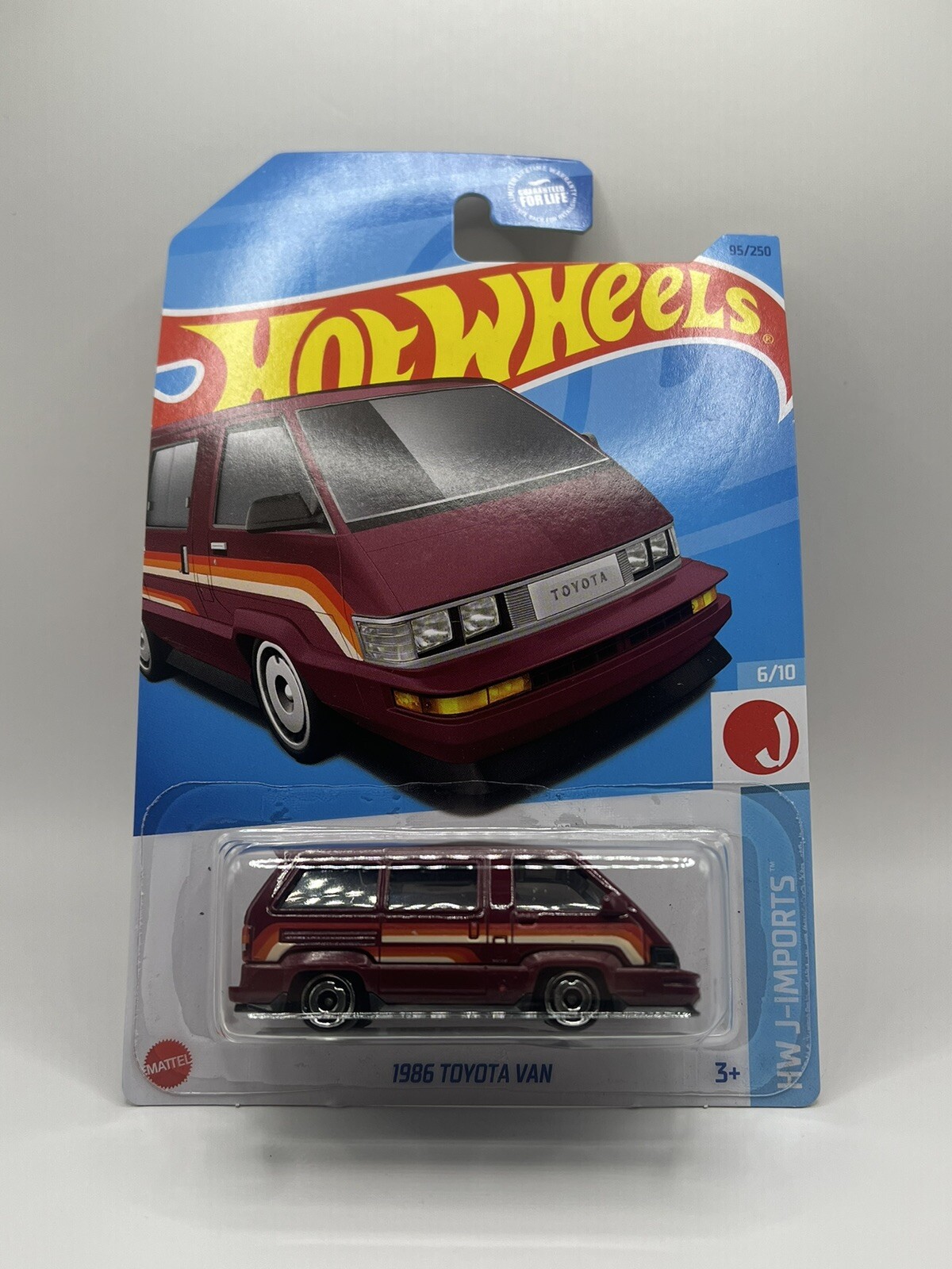 1/64 2022 Hot Wheels J-Imports Toyota Previa Van 6/10 Diecast Model Car