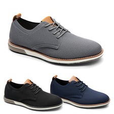 Men's Casual Dress Oxfords Shoes Breathable Business Derby Sneakers US Size