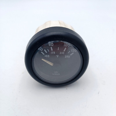 VDO Ocean Line Thermometer 52mm 120C 250F N02 321 711 24V Gauge Volvo Penta