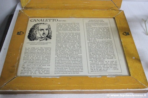TRE LITOGRAFIE D'EPOCA CORNICE ORO CONSTABLE CANALETTO DUBBELS VINTAGE PRINTS - Picture 12 of 12