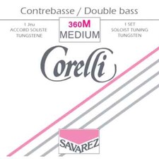 Corelli 360 M - SOLO Tuning Upright Bass Strings Set
