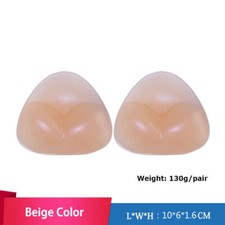 Silicone Breast Forms Bra Pad Inserts Breast Enhancers for Bikini Swimsuit 1Pair