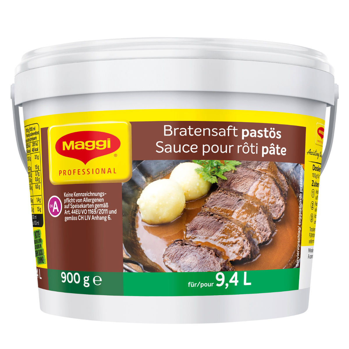 Maggi Jugo de Asar Pastoso Fino Rico Aroma Pack 900g