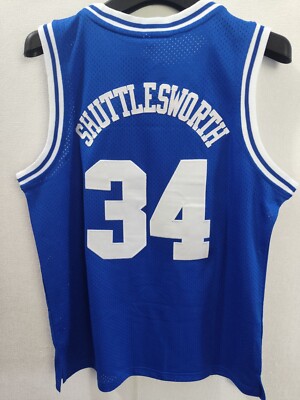 Jesus Shuttlesworth #34 Lincoln Basketball Jersey Ray Allen He Got