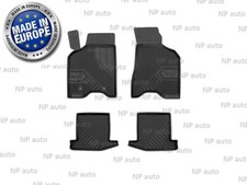 New Lhd Black Rubber Floor Mats Car Liners All Weather For Vw Lupo 1998-2005