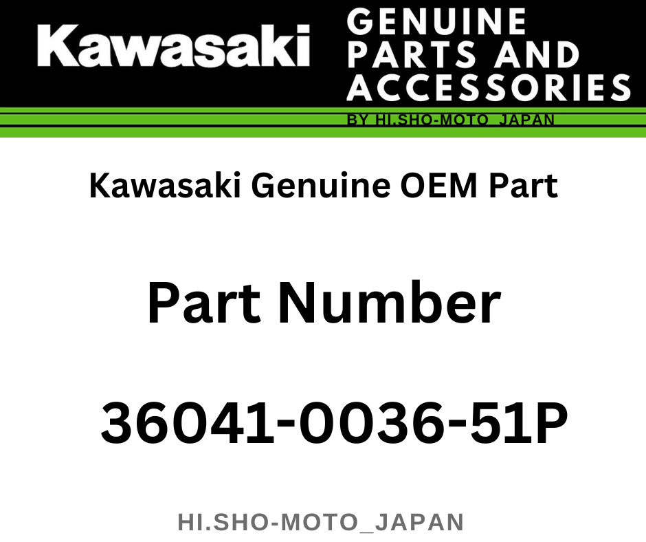 KAWASAKI Genuine OEM Part 36041-0036-51P Cover, Tail, CNT, C.L.