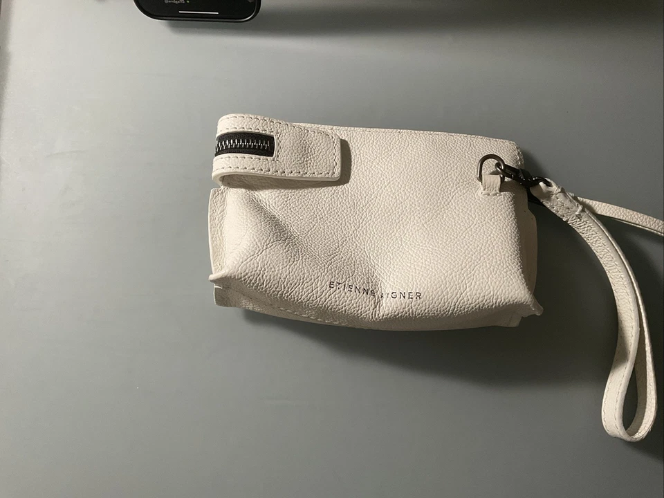 Bolso de cuero blanco Etienne Aigner nuevo sin etiquetas en excelente estado Foto 3 de 4