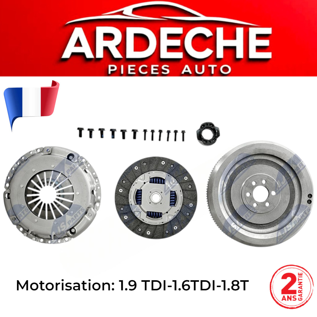 Kit embrayage 4 pièces rigide haute durabilité Ibiza IV 1.6 TDI