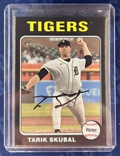 2024 Topps Heritage Tarik Skubal #247 White Border Black Border Error! RARE!