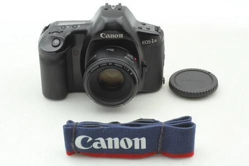 [Near MINT] Canon EOS-1N 35mm SLR Film Camera EF 50mm F1.8 ll Lens From JAPAN