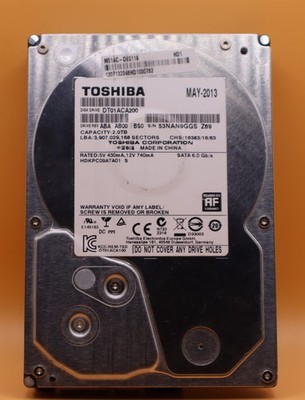 Toshiba - DT01ACA200 - 2TB 7200RPM 3,5'' SATA HDD - geprüft - ca. 11566 Std