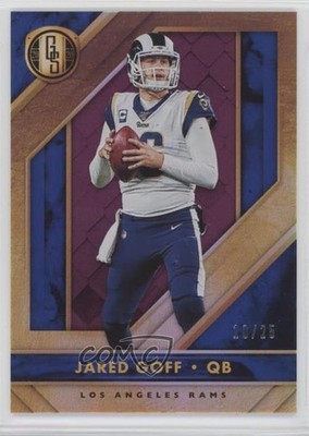 2020 Panini Gold Standard Rose Gold 10/25 Jared Goff #81 0bi6