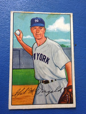 1952 Bowman Baseball Gil McDougald Rookie Card 33, Ex. rookie card picture