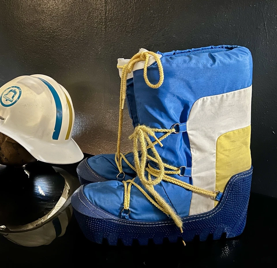 Botas Luna Vintage Años 70’s Talla Hombre’s 11-12. ¿Disfraz de Halloween Starter? Foto 4 de 4