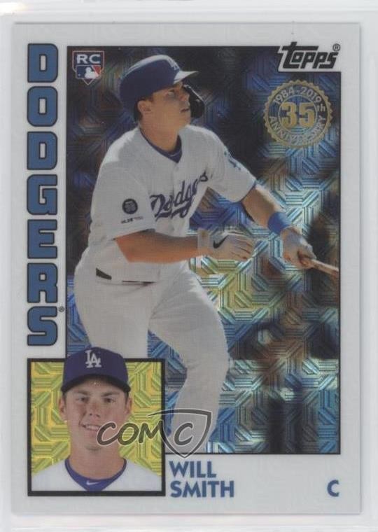 2019 Update Silver Pack 1984 Topps Baseball Chrome Will Smith #T84U-39 0v3r