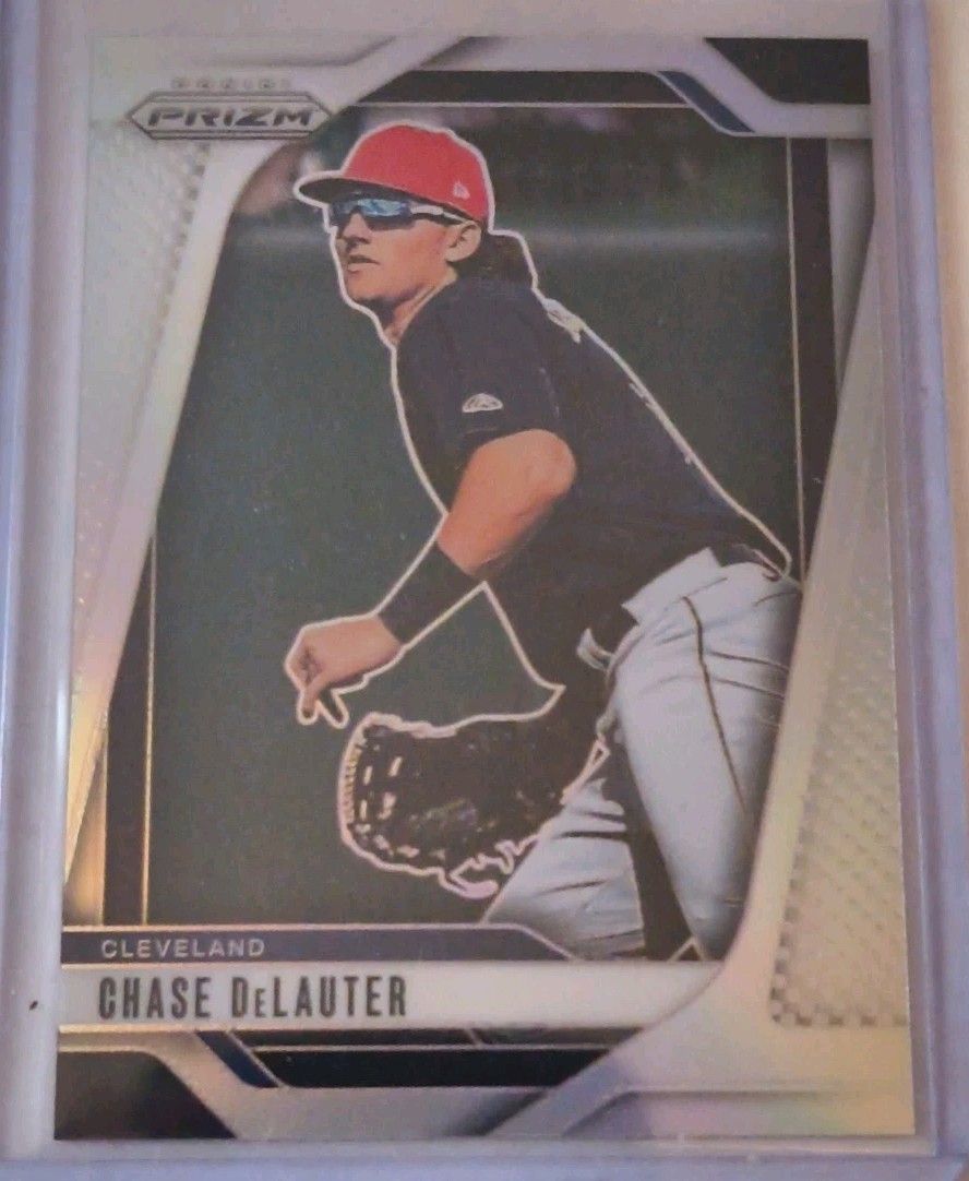 Chase DeLauter Rookie 2025 Panini Prizm 7 Silver Prizm Guardians RC