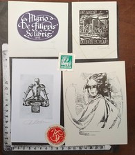 WUNDERKAMMER PL EXLIBRIS 187 - " LOT EX LIBRIS ORIGINAL ARTISTS VARIOUS!!! "