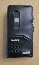 Vintage LANIER P-164 Micro Cassette Handheld Voice Recorder With Case 