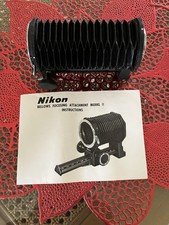 Nikon F Bellows Focusing Attachment Model III w/ Original Box  Instructions