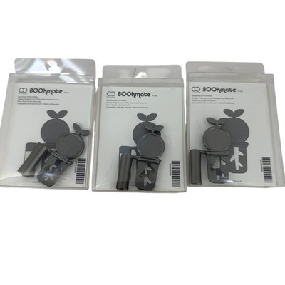 BOOKmate  Pen Holder Clip Multi-Function Page Marker for Books, Journal 3 pack