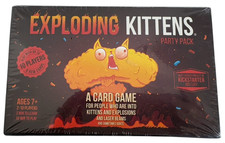 New Exploding Kittens Party Pack Card Game 2-...
