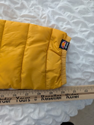 Ellesse Padded Jacket Women's Yellow Size UK 14 - Picture 5 of 9