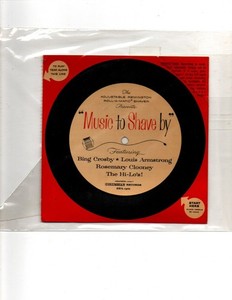 Remington Automatic Shaver PaperRecord "Music To Shave BY" 33 1/3RPM Bing Crosby