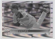 2022 Topps Chrome Sonic Black & White RayWave Refractor Jacob deGrom #125 0x8e