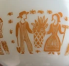 PYREX Pumpkin Orange Butterprint #443 2-1/2 Quart Cinderella Mixing Bowl